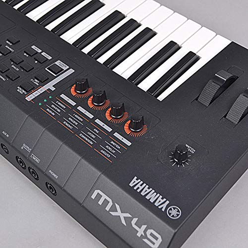 Amazon.co.jp: YAMAHA MX49 BK シンセサイザー 専用ソフトケース付き
