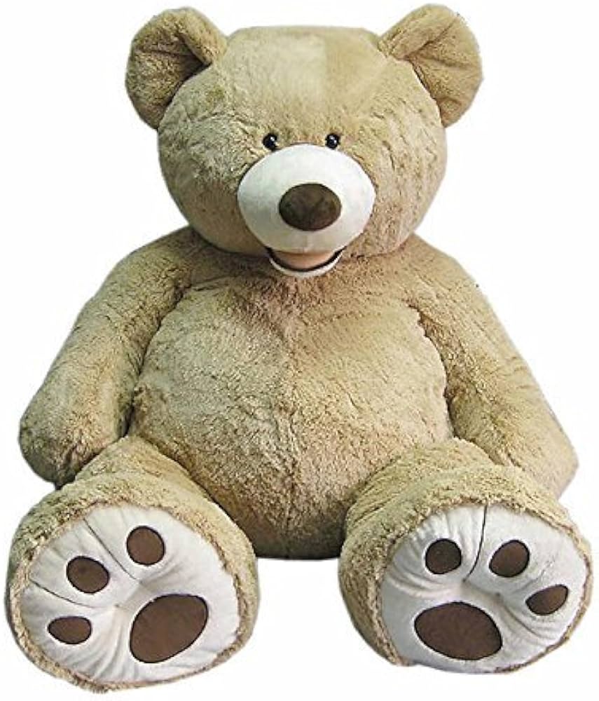 Amazon.co.jp: Hugfun 53インチ（134cm）ぬいぐるみクマ-ブロンド（3歳