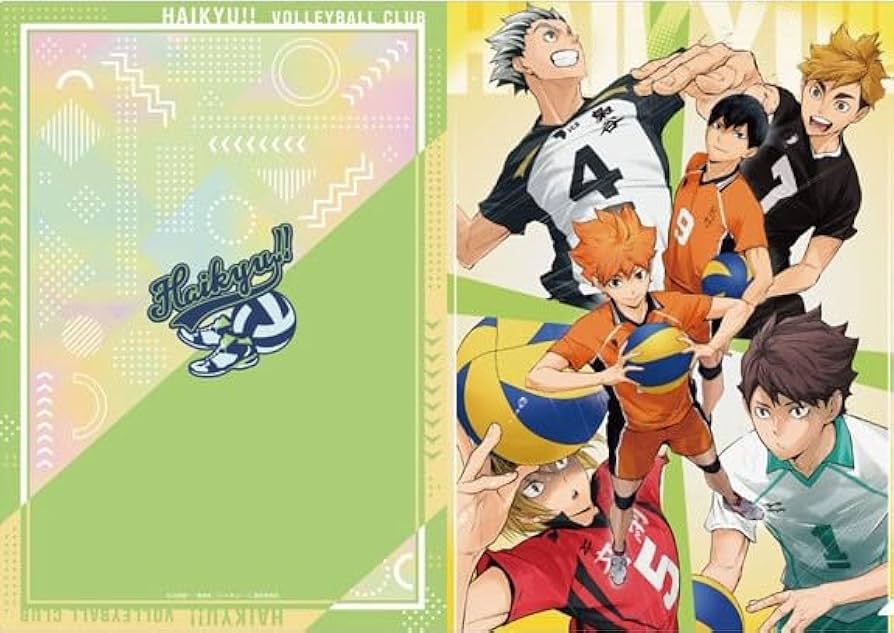 Amazon.co.jp: ハイキュー クリアファイル 集合 日向翔陽 影山飛雄 孤