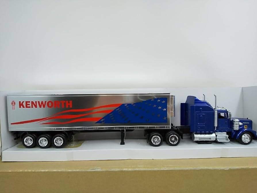 Amazon | □ NewRayニューレイ 1/43 KENWORTH W900 Long Hauler ブルー
