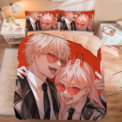 Amazon.co.jp: チェンソーマン 布団カバー 寝具カバー 掛け布団カバー