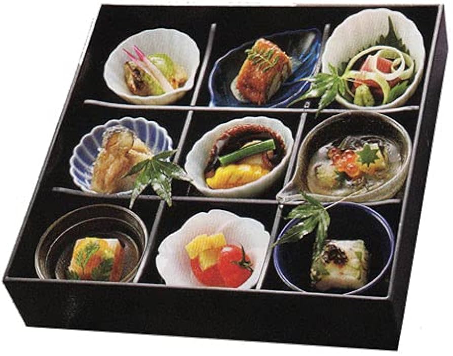 Amazon.co.jp: 松花堂 弁当 九つ仕切り 風セット(食材は含まれません