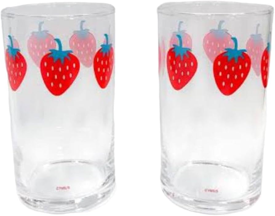 Amazon | 矢沢あい展 NANA いちごのペアグラス コップ ナナ | ノー