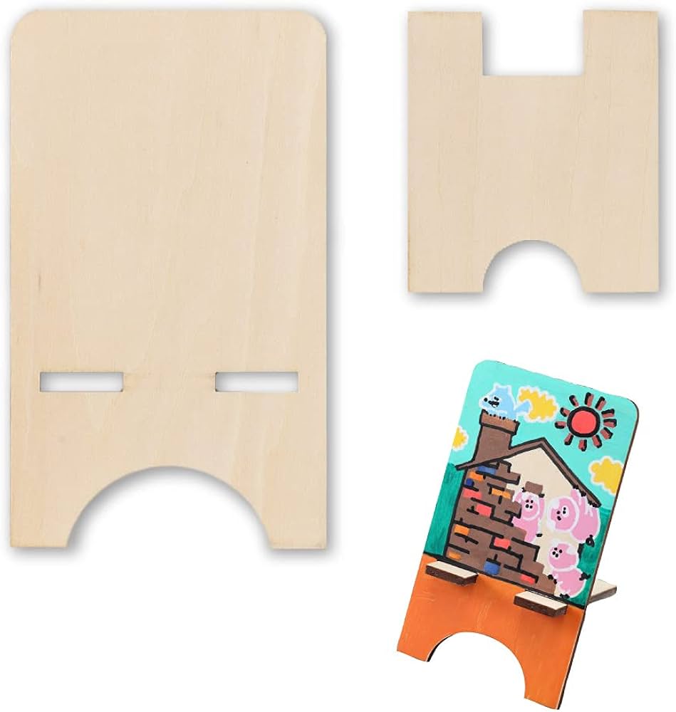 Amazon | 木製スマホスタンド/手作り工作キット 小学生 幼稚園 低学年