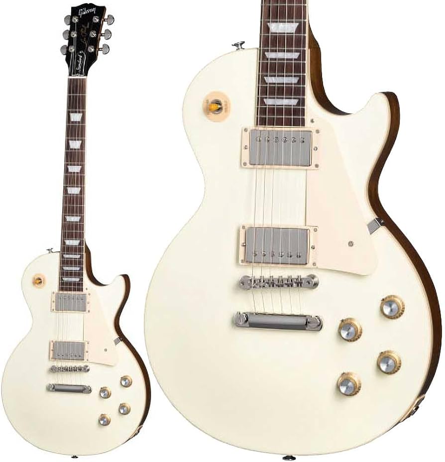 Amazon | Gibson Les Paul Standard 60s Plain Top Classic White