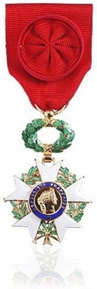 Amazon | レジオンドヌール 勲章 オフィシエ 銀製 本物 フランス