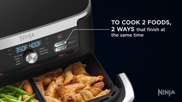 Amazon.com: Ninja AD600CO Foodi 7-in-1 DualZone FlexBasket Air