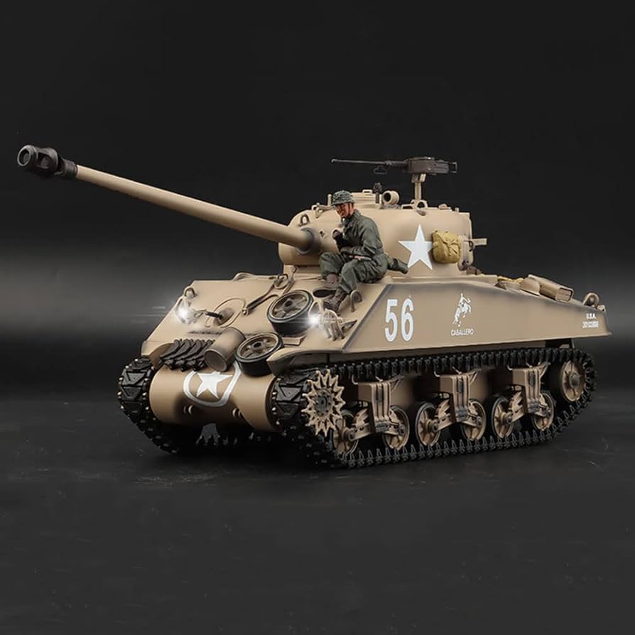 Amazon.co.jp: 戦車 ラジコン米陸軍シャーマンM4A3中戦車 ユニークな