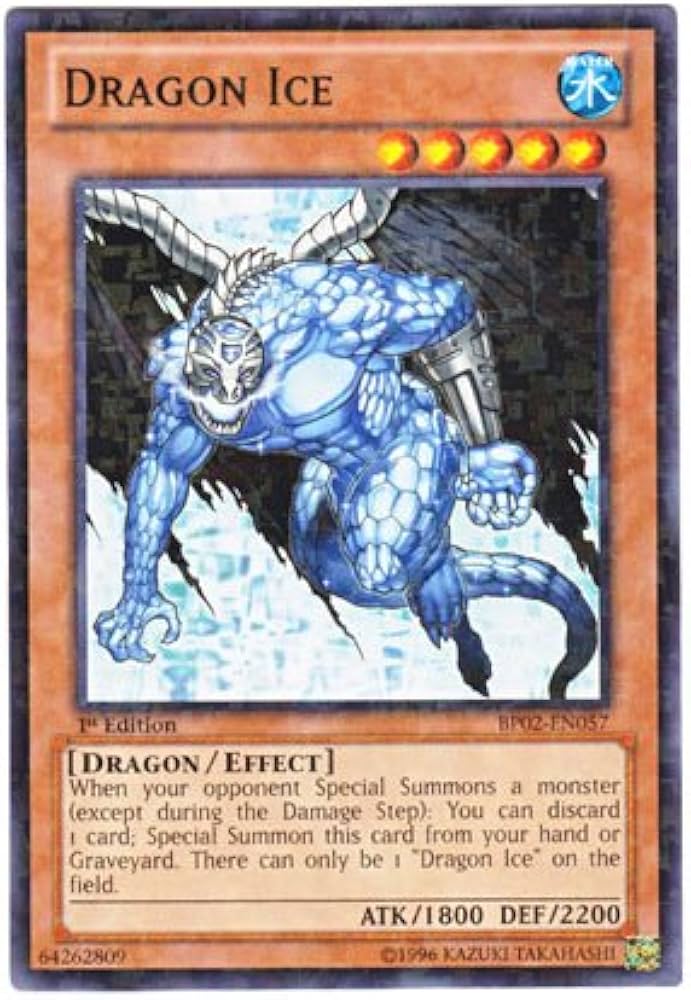 Amazon.co.jp: 遊戯王 英語版 BP02-EN057 Dragon Ice ドラゴン・アイス