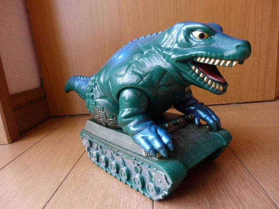 Amazon | 貴重レア・戦車怪獣恐竜戦車（グリーン）怪獣郷『セブン』に