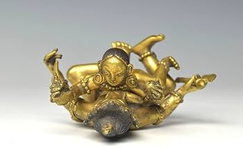 Amazon.co.jp: 中国古玩古銅塗金歓喜仏清時代仏像Z1221 303 : ホーム