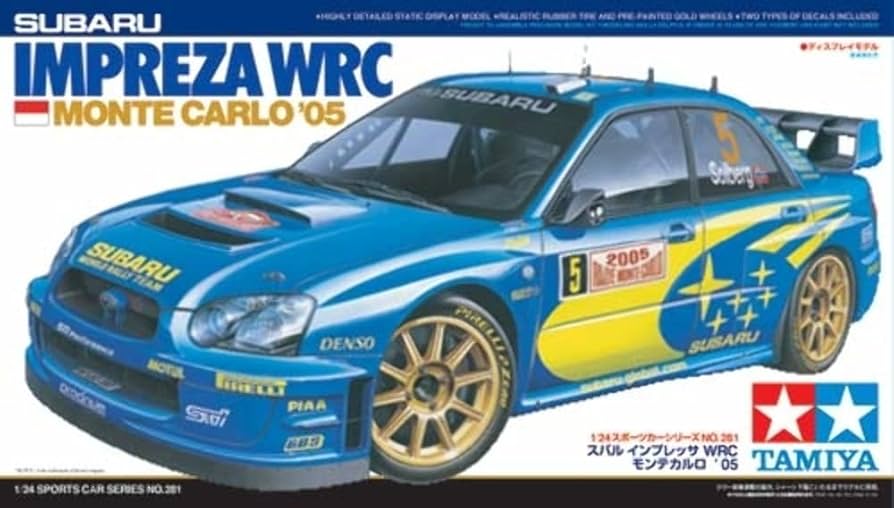 Amazon.com: TAMIYA 1/24 Subaru Impreza WRC MC TAM24281 Plastics