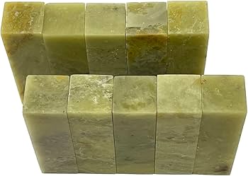 Amazon.co.jp: 弘梅堂 篆刻 印材 青田石（15mm×50mm）青田青白章 1.5cm