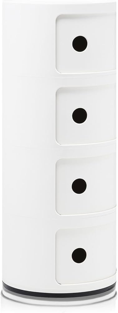 Amazon｜カルテル コンポニビリ4 ホワイト φ32/H77cm SFNT-K4985-03