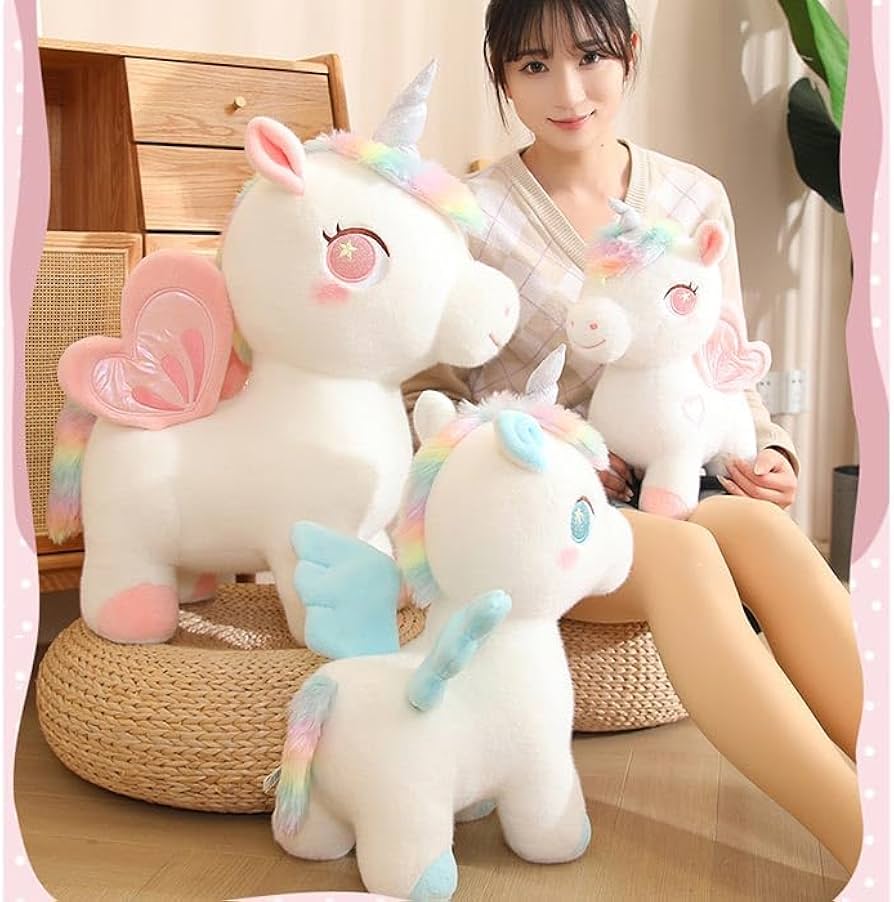 Amazon.co.jp: ぬいぐるみ ユニコーン マスコット かわいい 人形 飛ぶ