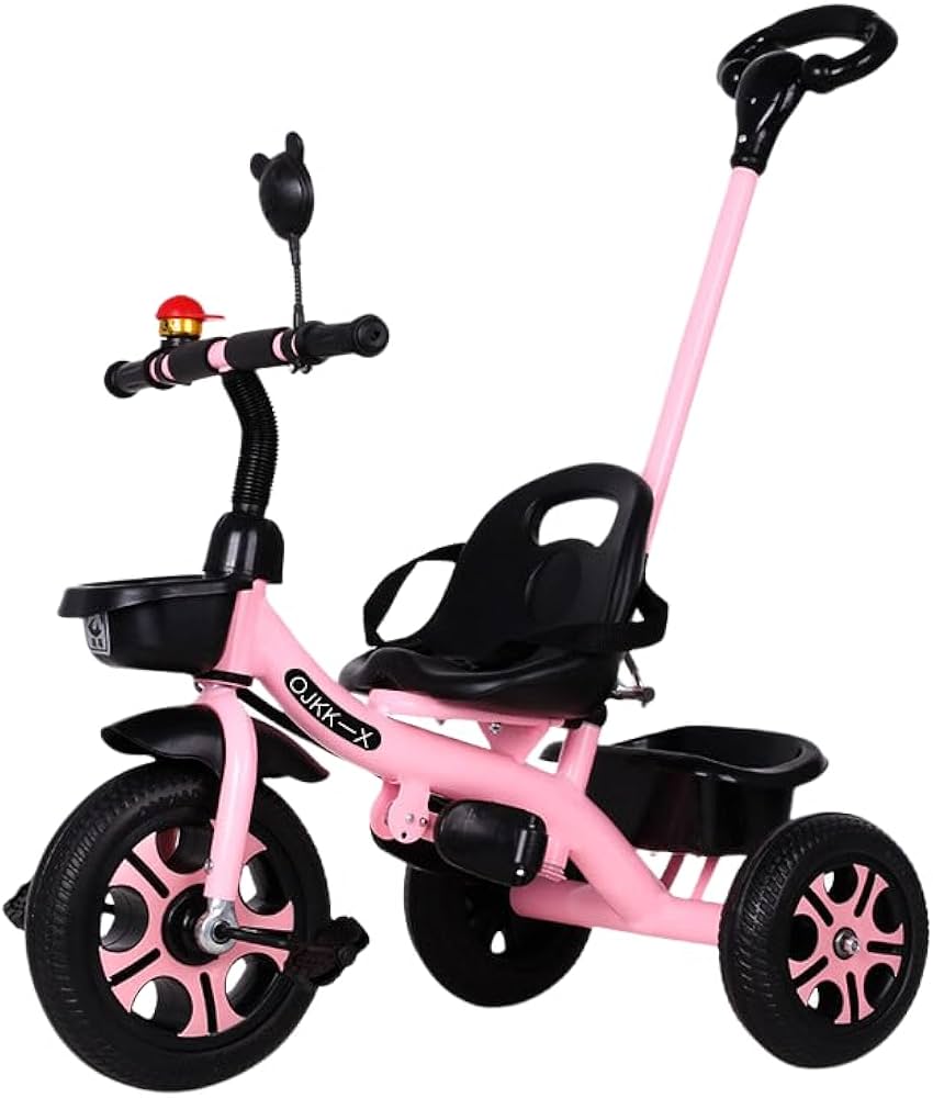 Amazon.co.jp: 子供乗せ自転車 三輪車 キックバイク 三輪車 手押し棒