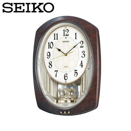 Amazon.co.jp: セイコー SEIKO 電波掛け時計 AM239H ウエーブ