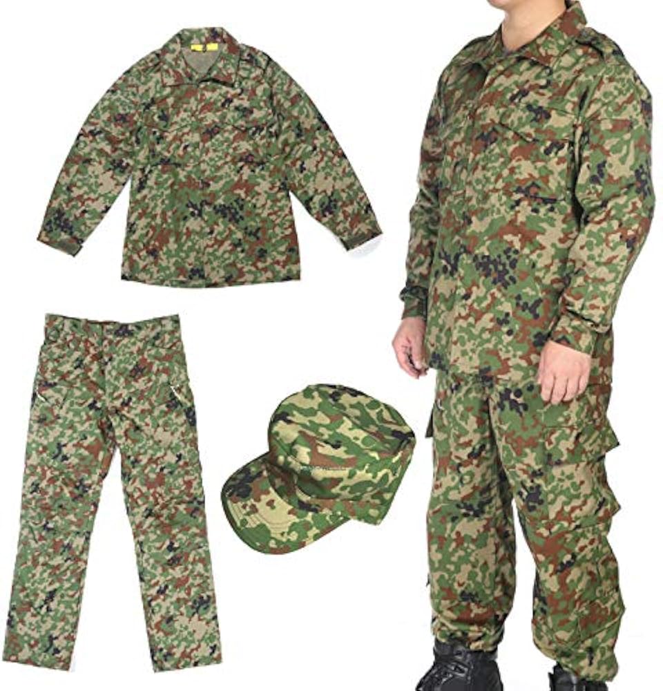 Amazon.co.jp: Broptical 陸上自衛隊 迷彩服上下ベルト・パトロール