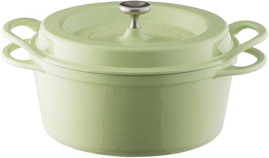 Amazon｜バーミキュラ 鋳物ホーロー鍋 22cm パールグリーン 無水調理
