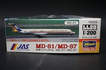 Amazon | Hasegawa ハセガワ 1/200 JAS 日本エアシステム MD-81/MD-87