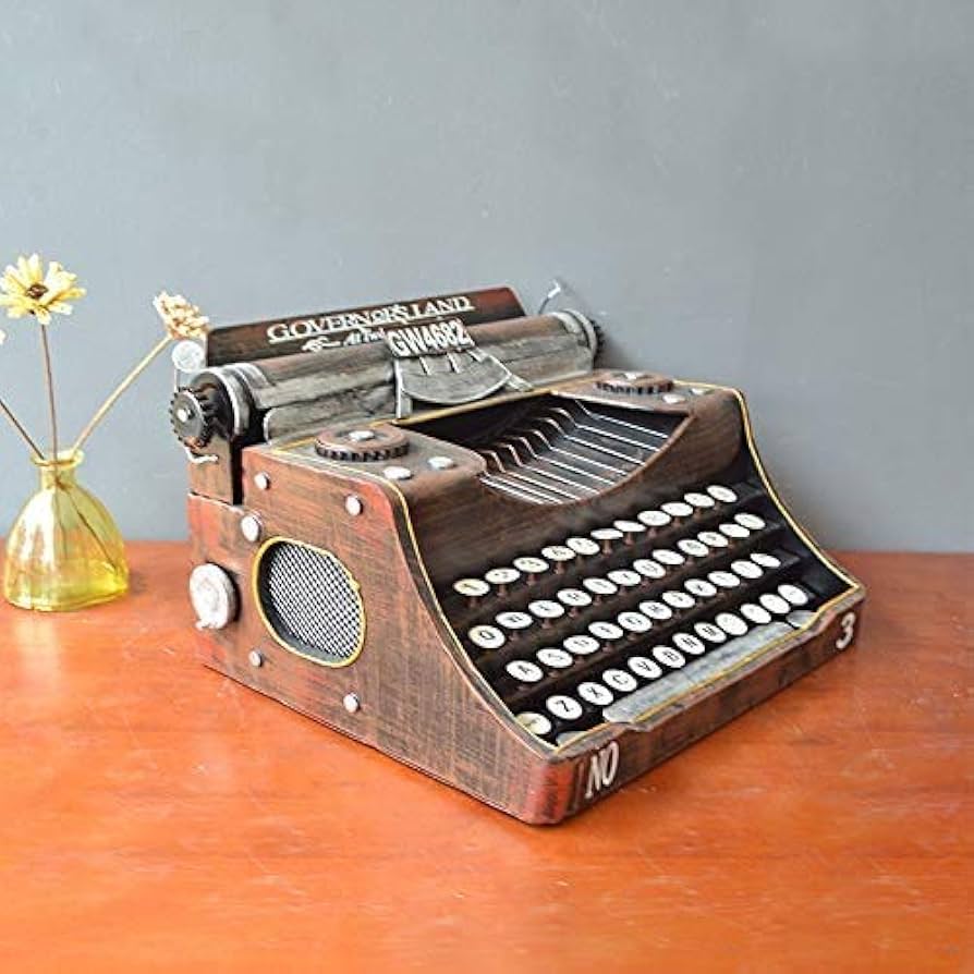 Amazon.co.jp: JORSION レトロヴィンテージタイプライター手作り小道具