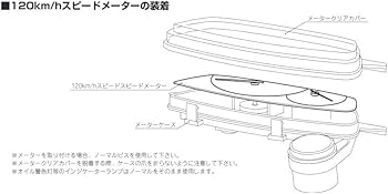 Amazon | キタコ(KITACO) スピードメーター 120KM/H ライブDIO-ZX 752