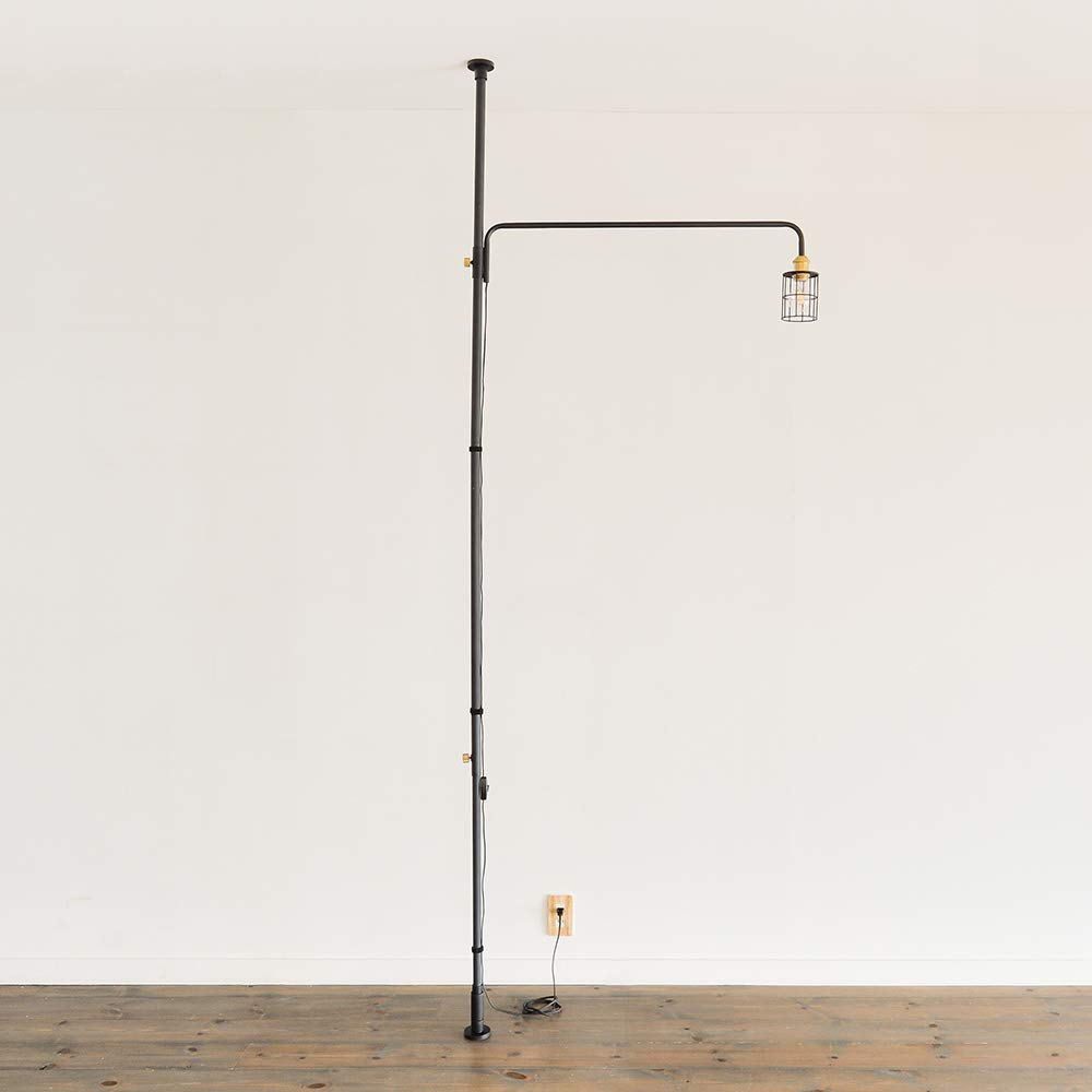 Amazon.co.jp: DRAW A LINE ランプアーム ブラック サイズ:幅91.5x奥行