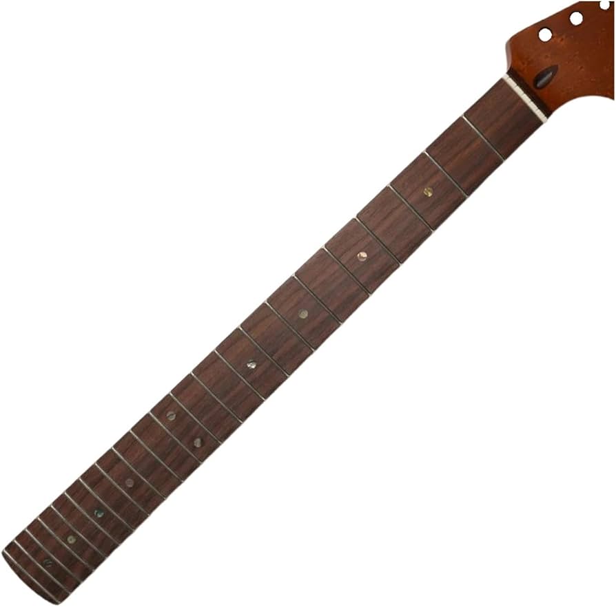 Amazon | 22 フレット ST ギターネックバーズアイメープルロースト