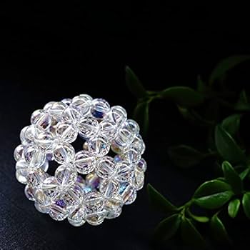 Amazon.co.jp: 神聖幾何学 フラーレン エンジェルオーラ 水晶 8ミリ