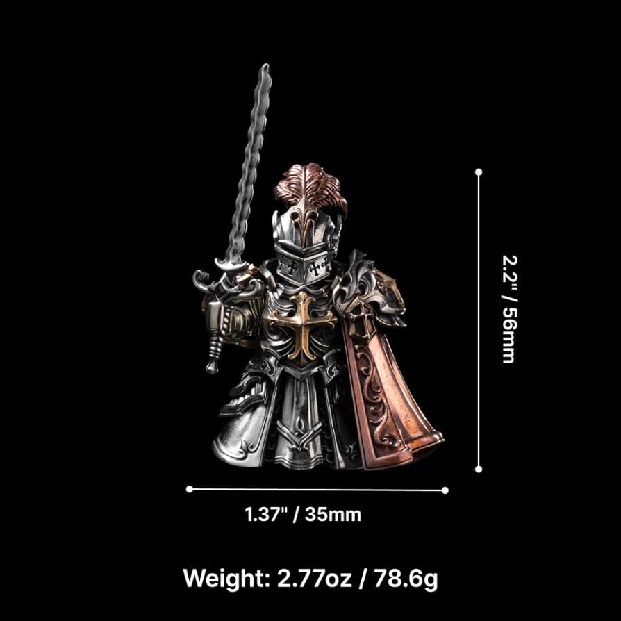 Amazon.co.jp: COPPERTIST.WU 真紅のテンプル騎士団像 置物 クラフト