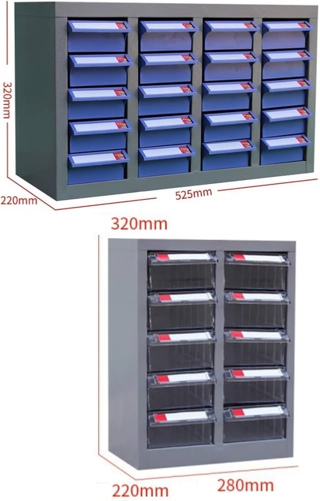 Amazon.co.jp: パーツキャビネット パーツ収納 スチール仕上げ 20