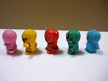 Amazon.co.jp: 【】指人形 5個セット 魔法戦隊マジレンジャー ソフビ