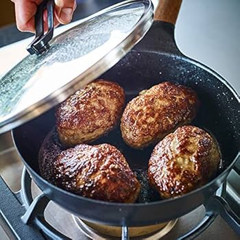 Amazon｜バーミキュラ フライパン 26cm オーク ガス・IH対応 鋳物