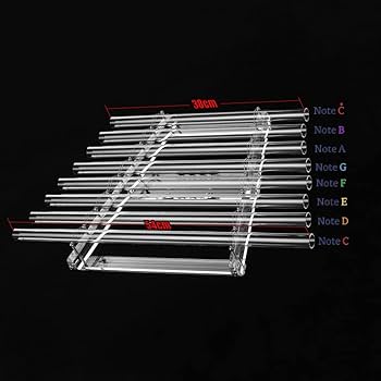 Amazon | サウンドセラピー用クリスタルハープ、8ノートC5 D5 E5 F5 G5
