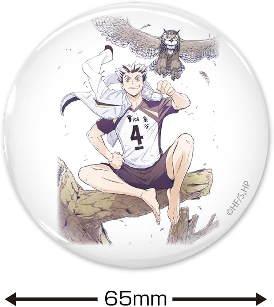 Amazon.co.jp: 【公式】コスパ ハイキュー!! 木兎光太郎 65mm缶バッジ