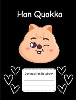 Amazon.com: Stray Kids SKZOO Han Quokka Composition Notebook
