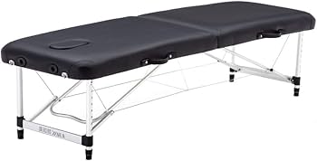 Amazon | 折りたたみ マッサージベッド (アルミ・有孔)長さ185×幅60×高