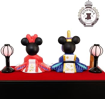 Amazon.co.jp: ミッキー＆ミニー ひな人形 台付きひな飾り 2024年最新