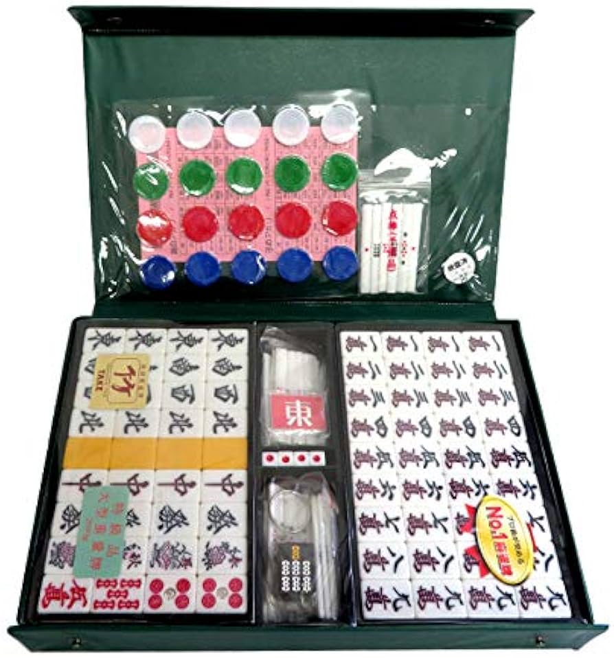 Amazon.co.jp: 本格的麻雀牌 高級重量麻雀牌【竹】 プロ仕様 : おもちゃ