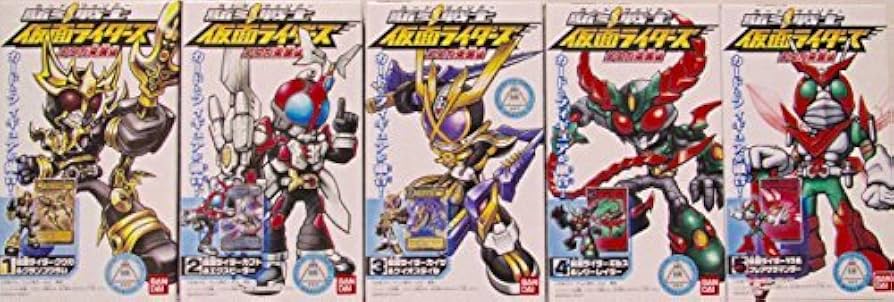 Amazon.co.jp: 駈斗戦士 仮面ライダーズ クウガ来襲編 全5種 : おもちゃ