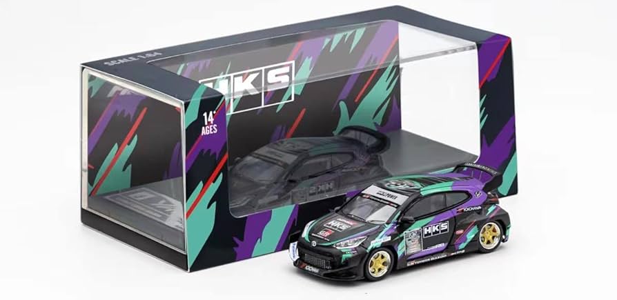 Amazon.co.jp: 1/64 HKM GR Yaris Pandem Rocket Bunny HKS ヤリス