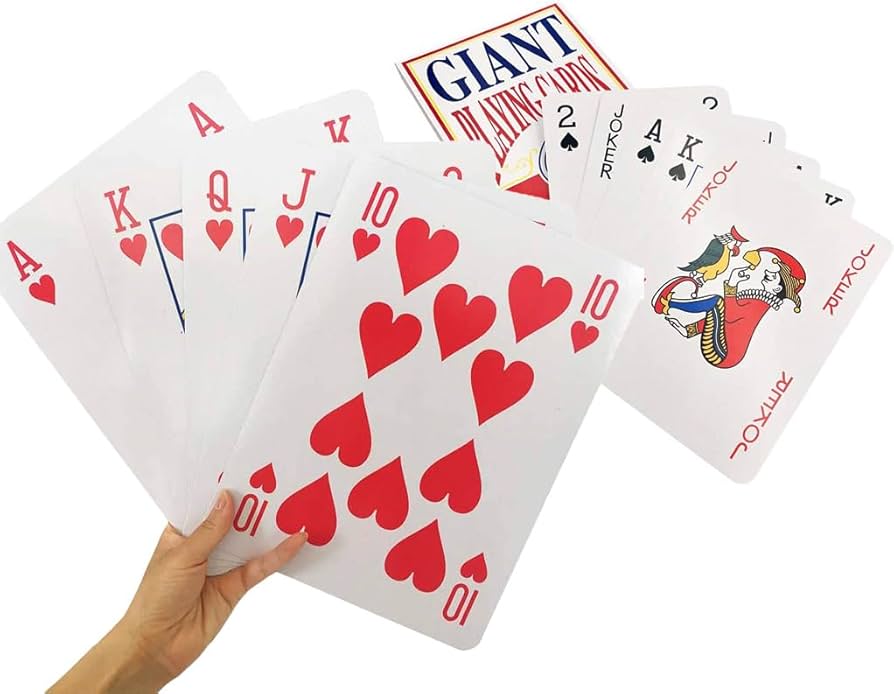 Amazon.co.jp: トランプ ビック トランプ 大型 大きい A4サイズ