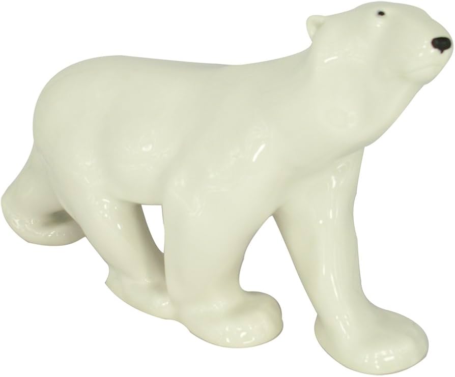Amazon.com: Polar Bear Walking Big Lomonosov Porcelain Decorative