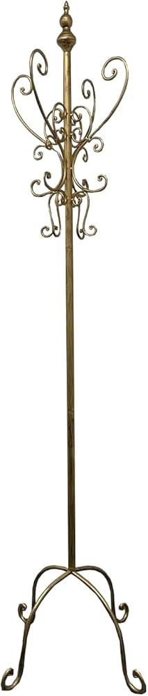 Amazon｜アンティークポールハンガー シャンパンゴールド