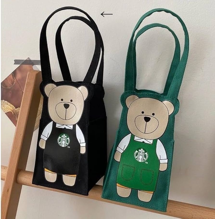 Amazon.co.jp: ベア柄 ベアリスタ ブラック US 海外 スターバックス