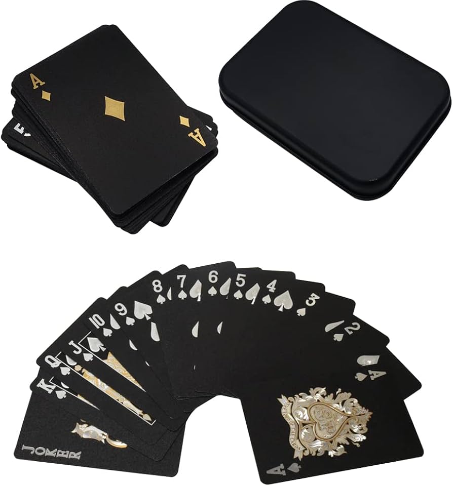 Amazon | トランプ 54枚 専用ケース付き プラスチック製 防水設計