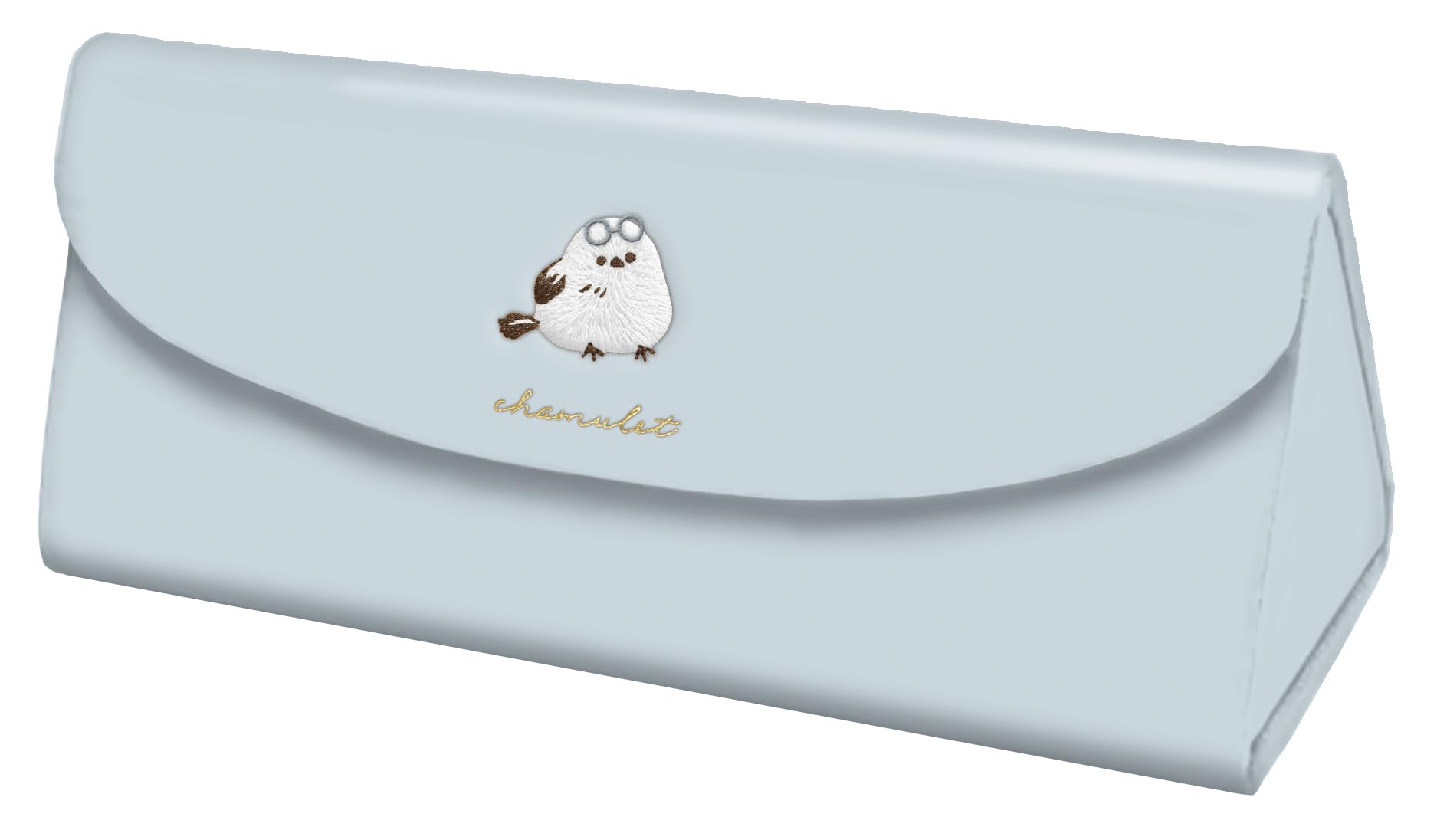 Amazon.co.jp: チャミュレット コンパクト眼鏡ケース シマエナガ