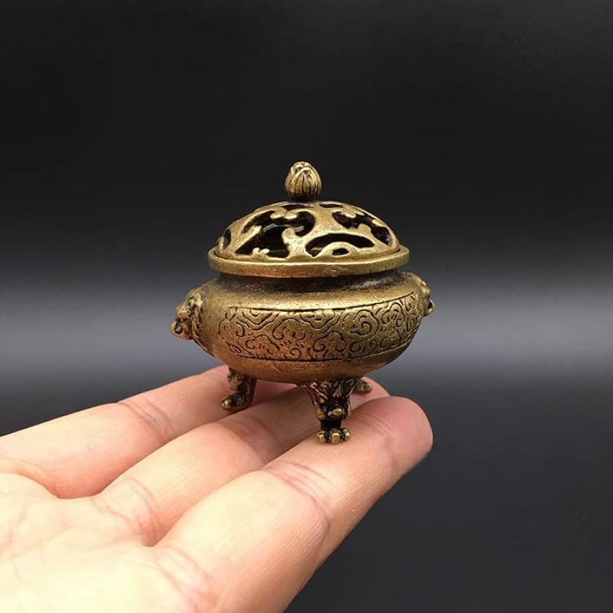 線香立て 真鍮製 香炉 (仏具、仏壇)8 線香立て 真鍮製 香炉 (仏具