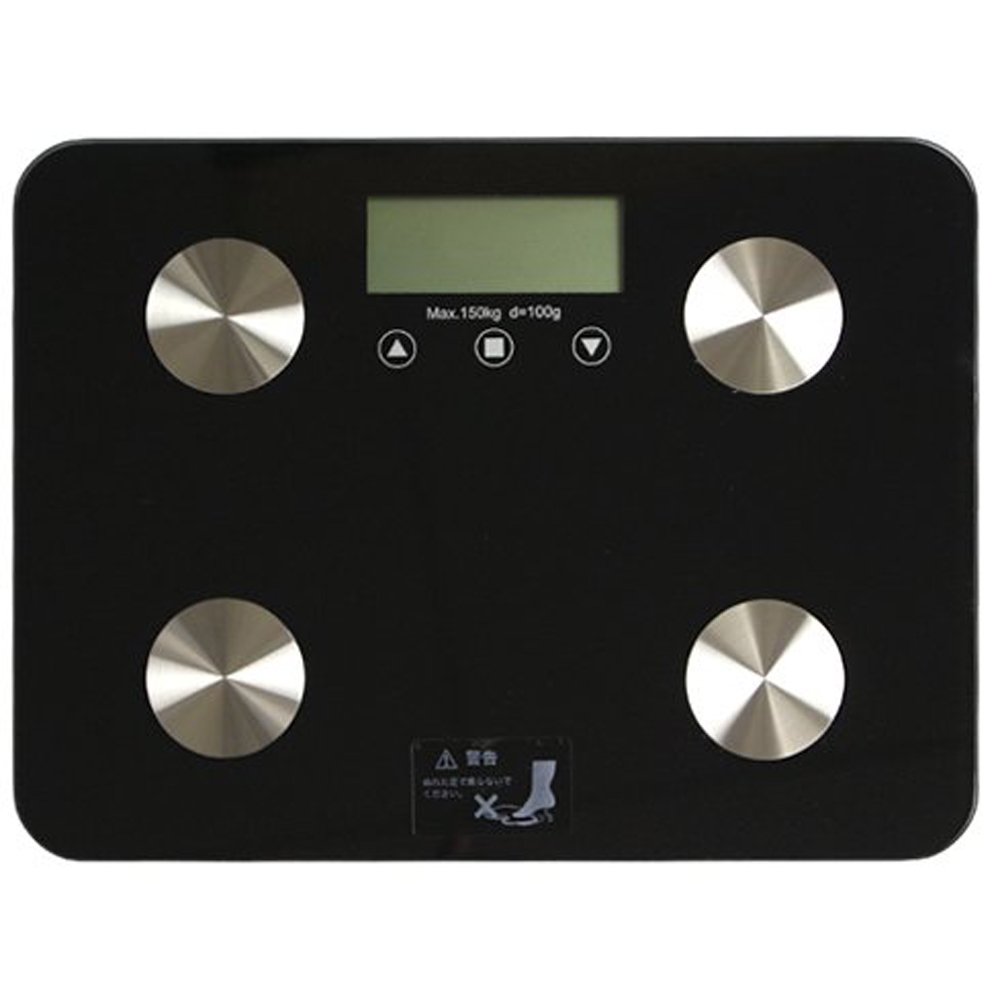 Amazon | 体重・体組成計 超薄型 ヘルスメーター ブラック FEF-F18-BK