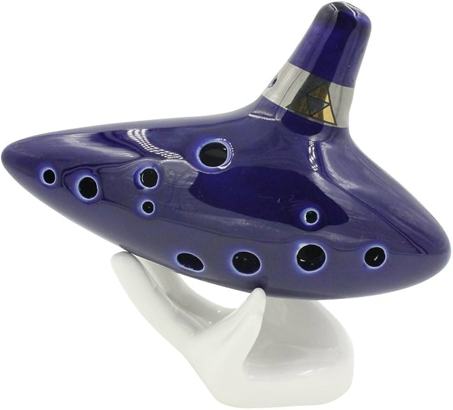 Amazon | ゼルダの伝説 時空のオカリナ 12穴オカリナ アルトC ブルー